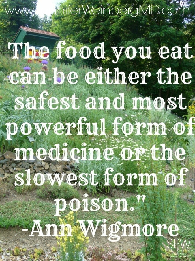 food eat poison or medicine quote
