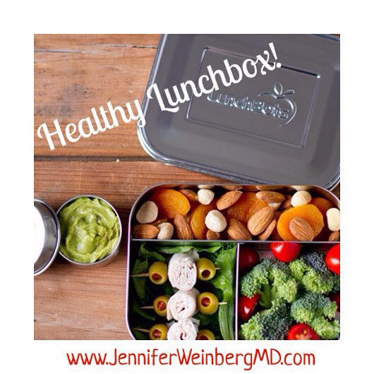 Before you pack your #lunch for tomorrow or get ready to send the kids back to #school, check out these strategies for packing a nontoxic lunchbox for a #healthy day now on the blog! www.JenniferWeinbergMD.com/blog (photo source @lunchbots)