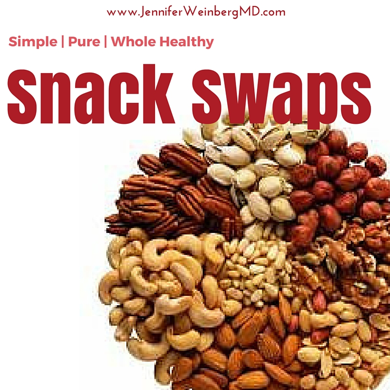 Simple Pure Whole Healthy Snack Swaps