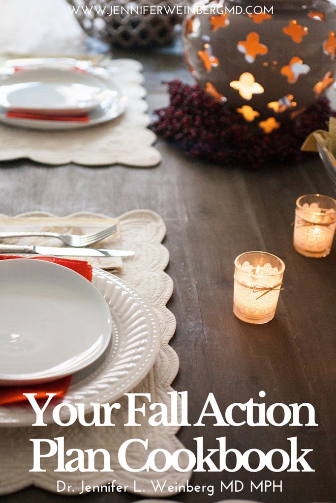 Fall action plan cookbook cover
