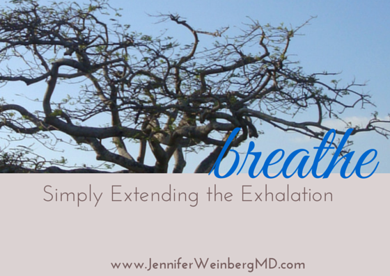 Simply extending the exhalationblue