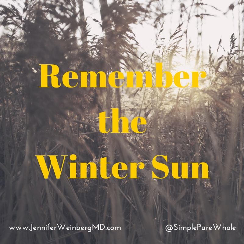 remember the winter sun