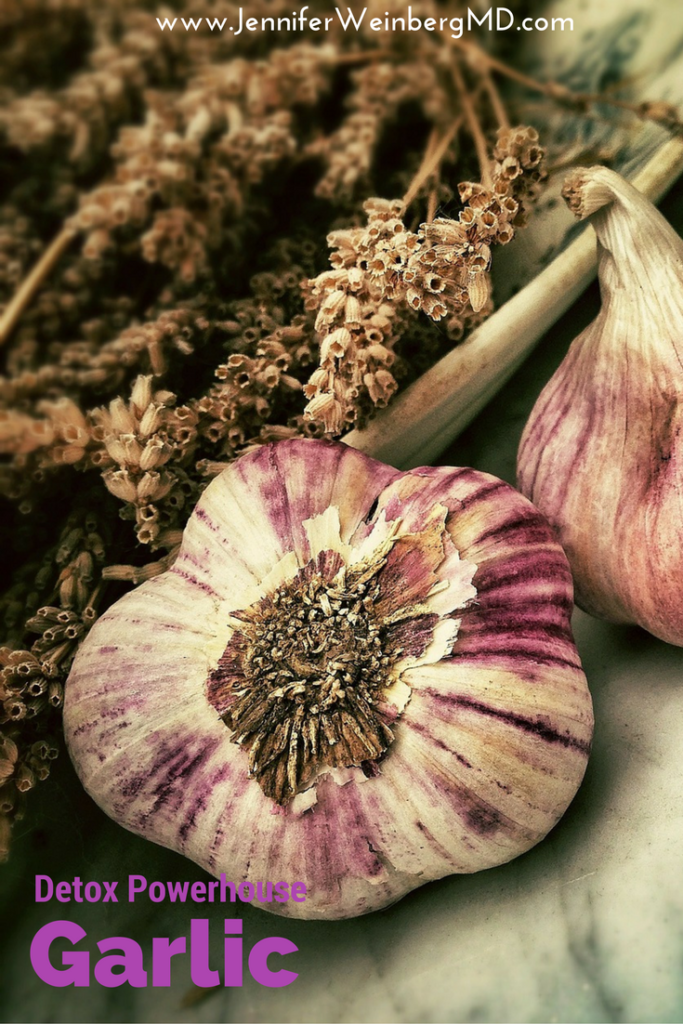 Garlic and other #healthy favorites for supporting #detox and #wellness www.JenniferWeinbergMD.com