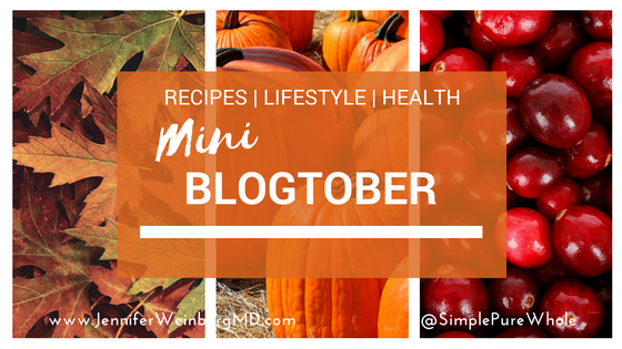 Mini #Blogtoper 2016! #healthy #recipes, #glutenfree #pumpkin recipes, #lifestyle tips, #health, #wellness and more! www.JenniferWeinbergMD.com