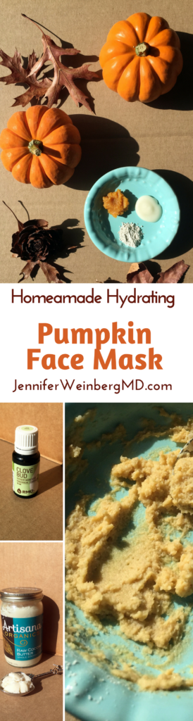 Homemade Hydrating Pumpkin Face Mask #pumpkin #face #facemask #DIY #Beauty #natural #naturalliving #nontoxic #organic #health #healthy #healthyliving www.JenniferWeinbergMD.com
