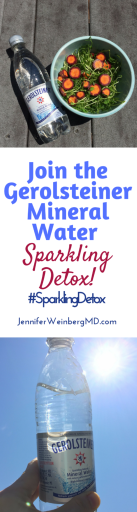 Join the Gerolsteiner Mineral Water #SparklingDetox #Detox #cleanse #free #water #detoxification #health #healthy #wellness www.JennfierWeinbergMD.com