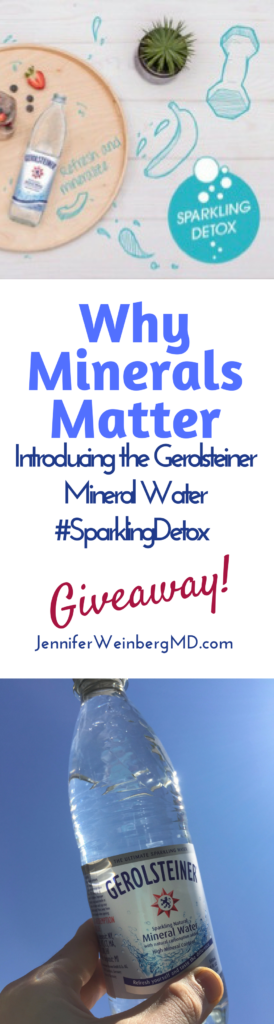 Find Out Why #Minerals Matter! Join me for a Sparkling Detox and enter to #win a case of Gerolsteiner Mineral #Water! #giveaway #health #healthy #wellness #detox #cleanse #mineralwater