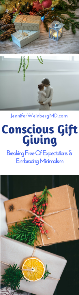 Conscious #Gift Giving: 5 Ways to Break Free Of Expectations & Embracing #Minimalism #holidays #Christmas #mindful #minimalist