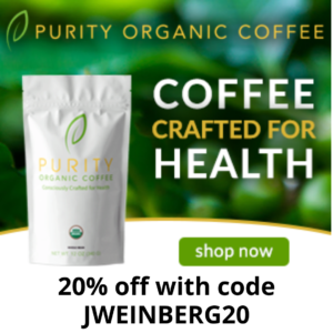 Purity Coffee Coupon Code JWEINBERG20 to save 20% off healthy #coffee