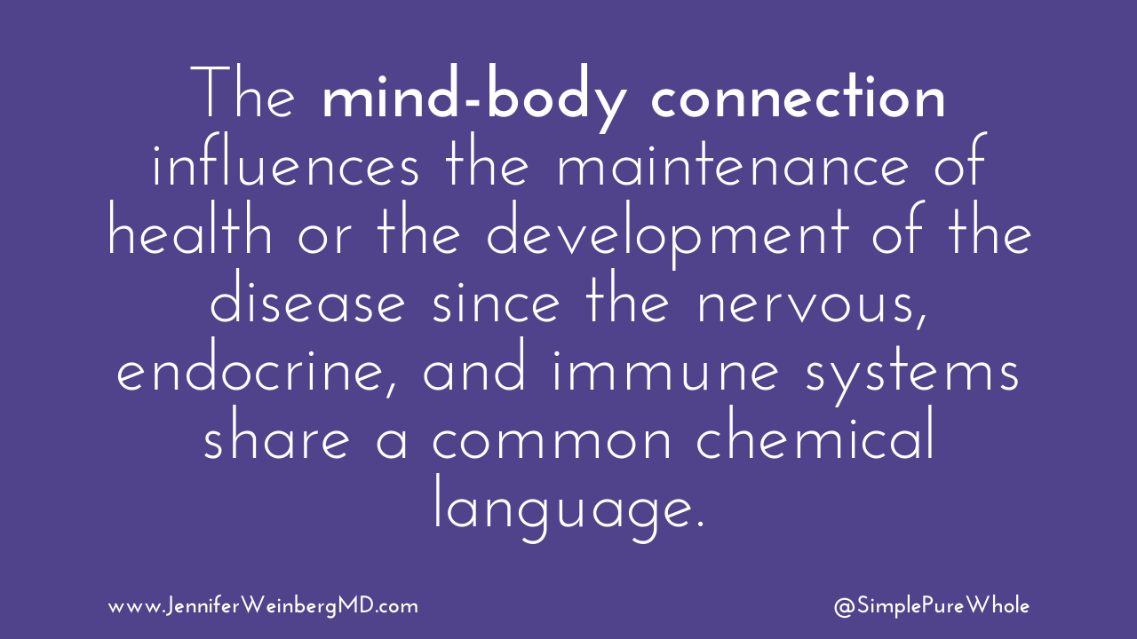 The mind-body connection influences the maintenance of health or the development of the disease since the nervous, endocrine, and immune systems share a common chemical language. #mentalhealth #selfcare #selfgrowth #meditation #mindful #stressrelief #anxiety #mindulness #mindbodyconnection #mindbody #health #science