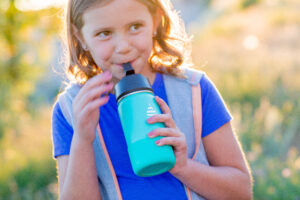 Junior Insulated Stainless Steel Filtered Water Bottle #water #waterbottle #bottle #clearlyfiltered #kids #child #children #eco #environment #cleanwater