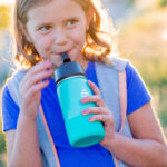 Junior Insulated Stainless Steel Filtered Water Bottle #water #waterbottle #bottle #clearlyfiltered #kids #child #children #eco #environment #cleanwater