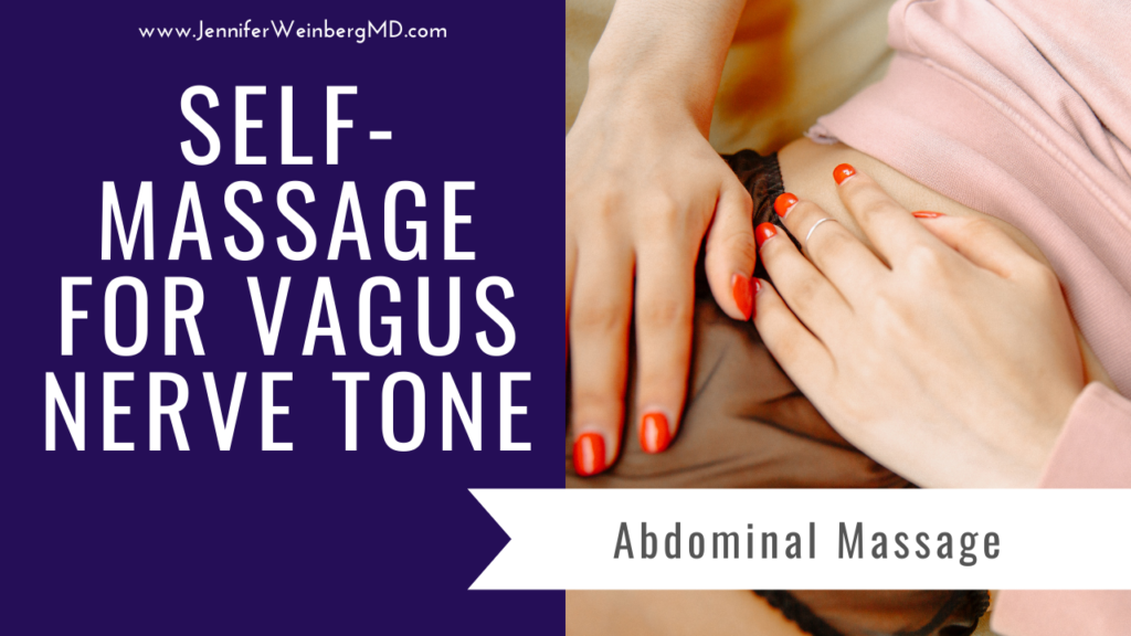 Self-massage and vagus nerve stimulation using lifestyle medicine for inflammation, digestion, and mood #mentalhealth #vagus #vagusnerve #relaxation #health #microbiome #massage